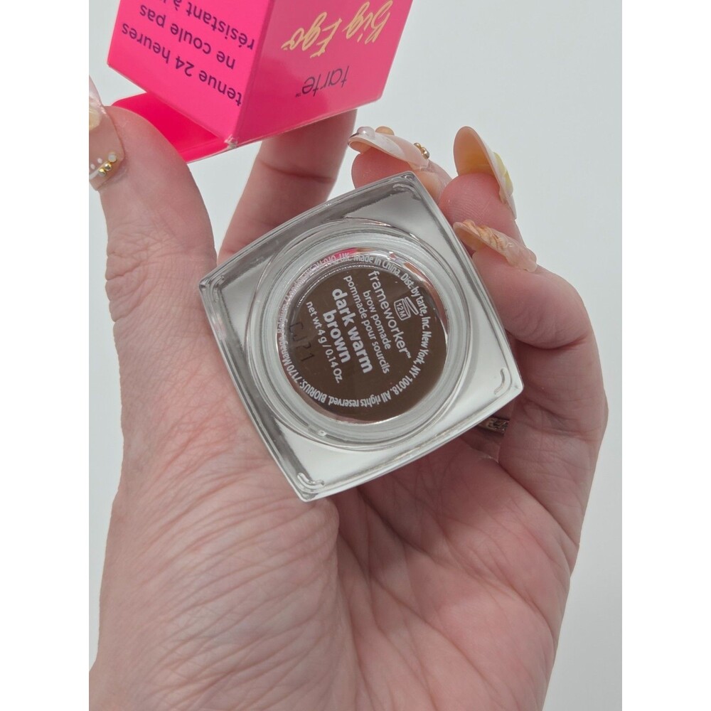 Tarte Big Ego Frameworker Brow Pomade - Dark Warm Brown (Med Dark Chesnut Hair) - Picture 7 of 7